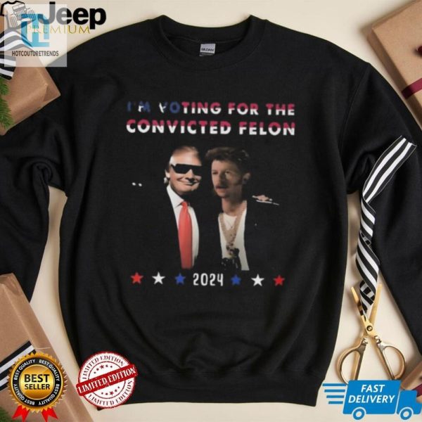 Vote For Trump 2024 Convicted Felon Fan Shirt Funny Unique hotcouturetrends 1 3