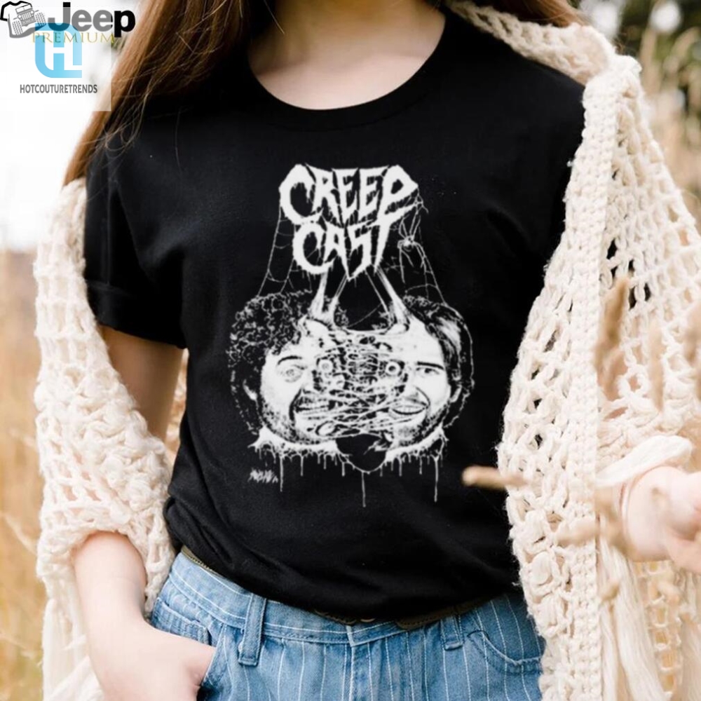 Get Spooked  Laugh Official Sawblade666 Papa Meat Creep Tee