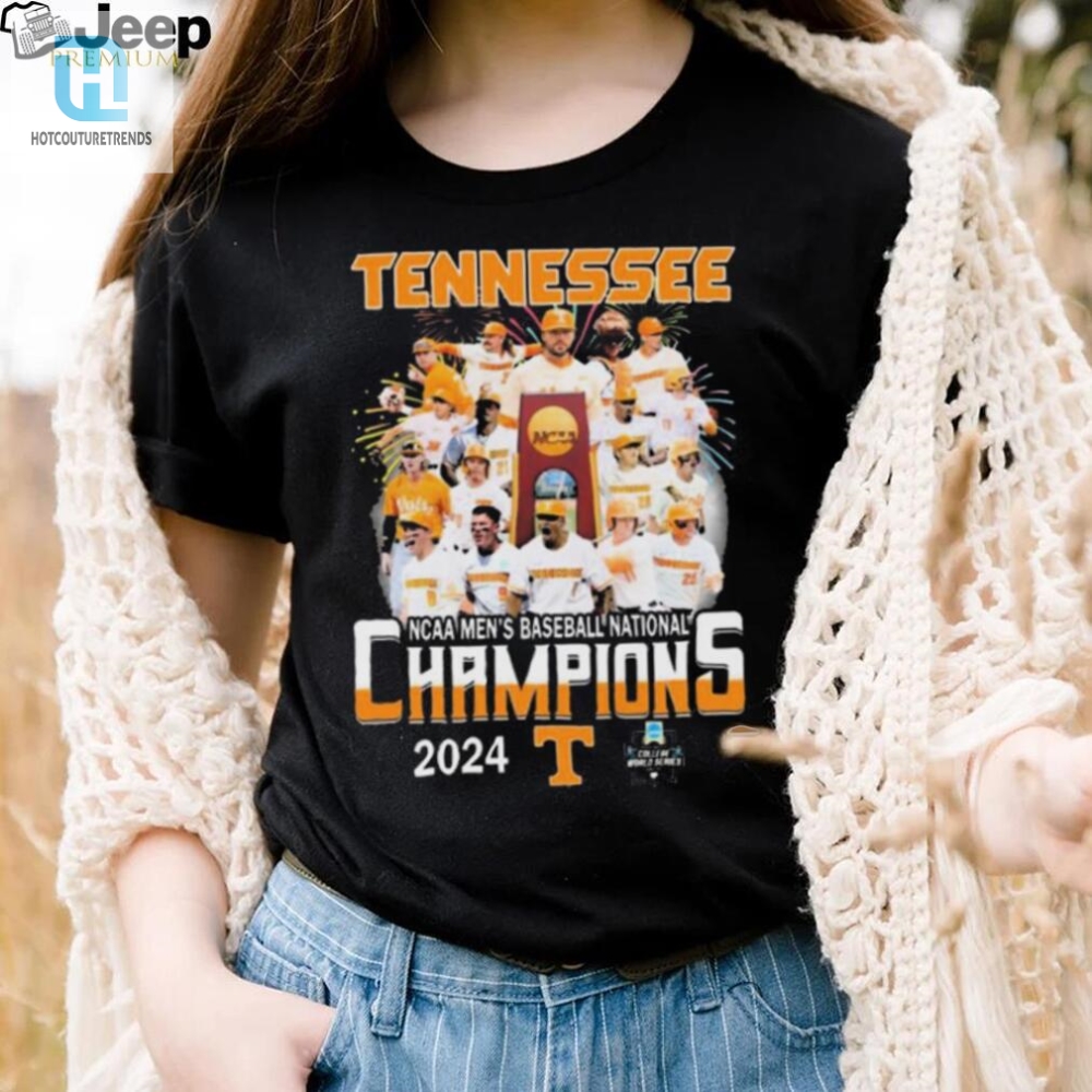Tennessee Vols 2024 Champs Shirt Best Dressed In Baseball