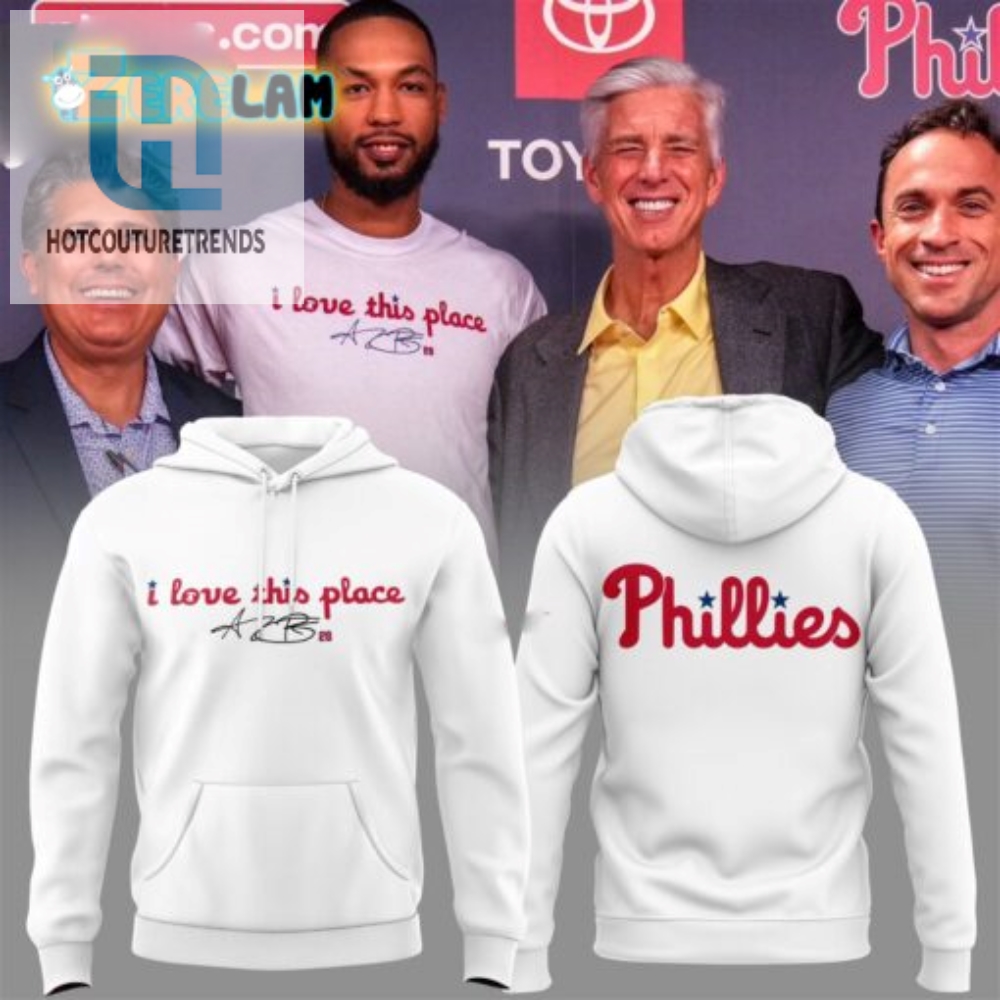 Philly Phans I Love This Place Hoodie  Comfy  Quirky