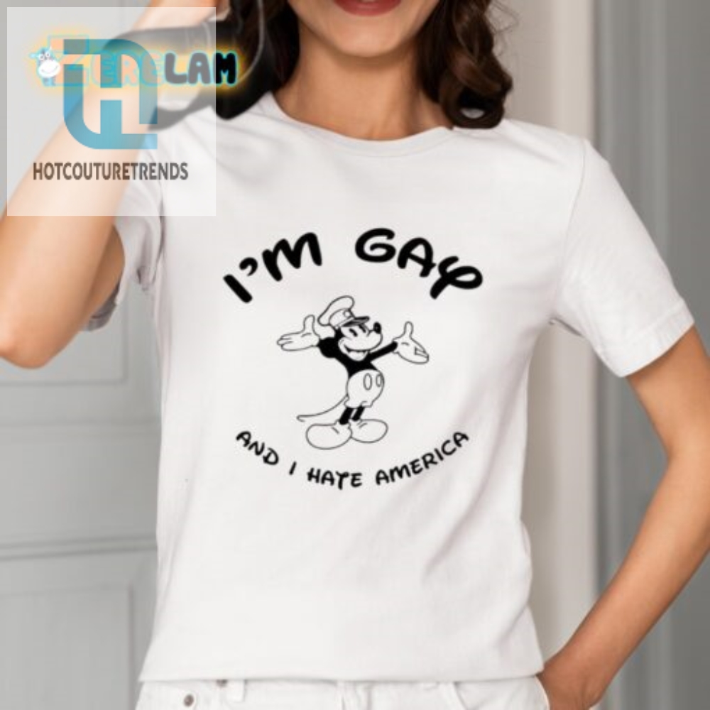 Im Gay  I Hate Mickey Mouse Shirt  Funny  Unique