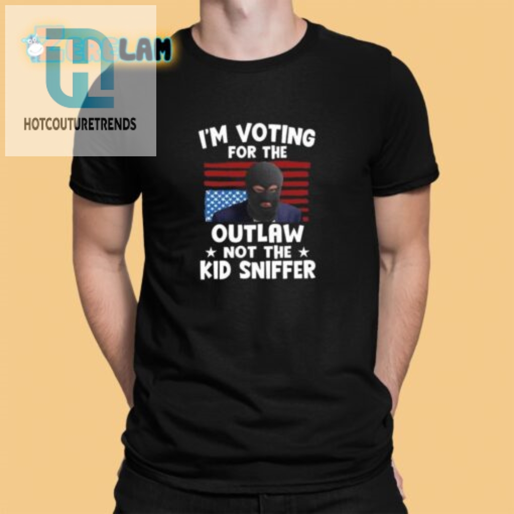 Funny Trump Thief Shirt Vote Outlaw Not Kid Sniffer hotcouturetrends 1
