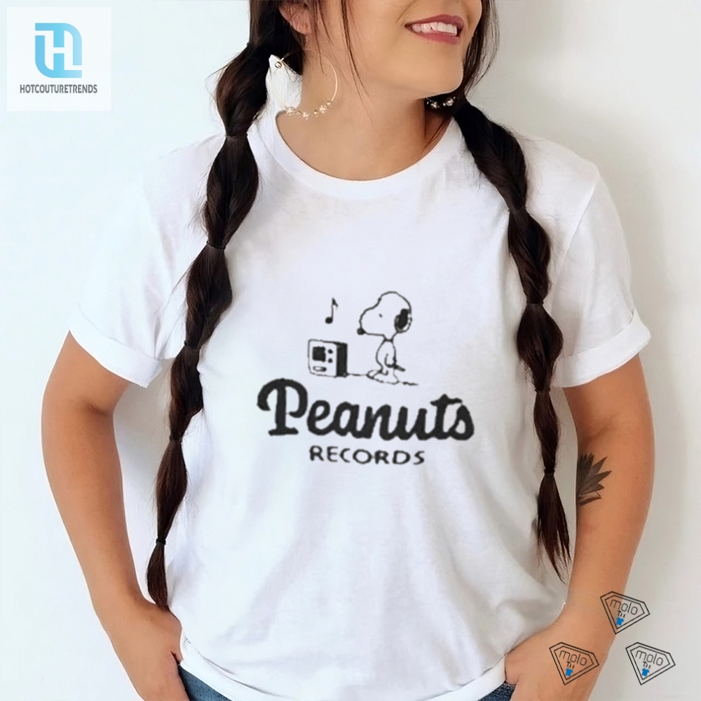 Get Your Groove On Funny Peanuts Records Shirt
