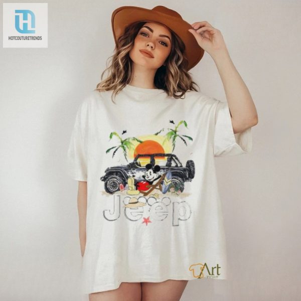 Funny Mickey Mouse Jeep Beach Vacation Shirt Stand Out hotcouturetrends 1 2