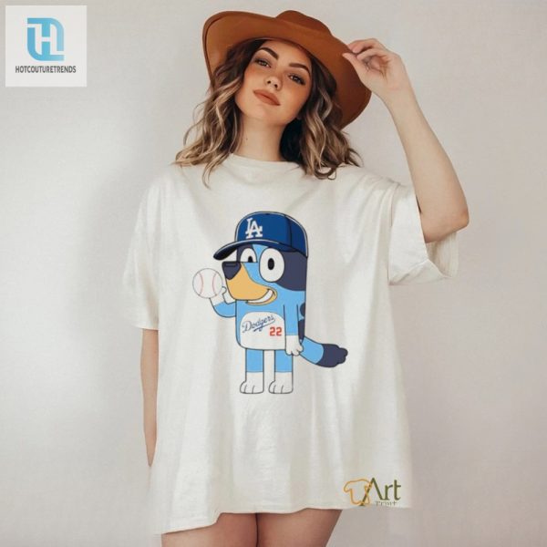 Get Your Laughs Cheers Bluey Dodgers Mlb Shirt hotcouturetrends 1 2