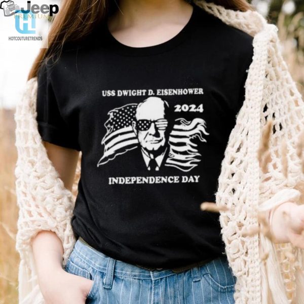 Funny Chowdah Hill Uss Eisenhower July 4Th 2024 Tee hotcouturetrends 1