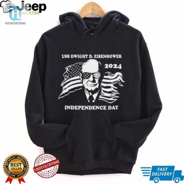 Funny Chowdah Hill Uss Eisenhower July 4Th 2024 Tee hotcouturetrends 1 3