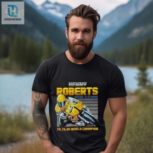 70S Kenny Roberts Tee Laugh Ride Retro Pride hotcouturetrends 1 1