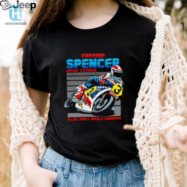 Rock 80S Fun Freddie Spencer Champion Tee Retro Radness hotcouturetrends 1 2