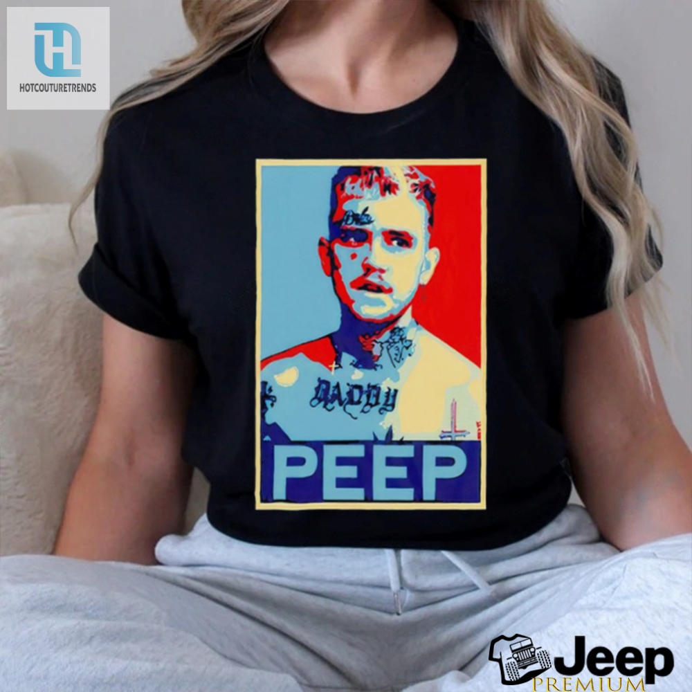 Daddy Peep Portrait Shirt  Hilariously Unique Gift Idea