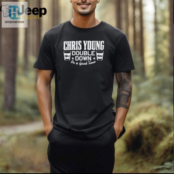 Get A Laugh With Chris Youngs Double Down Shirt Unique Fun hotcouturetrends 1