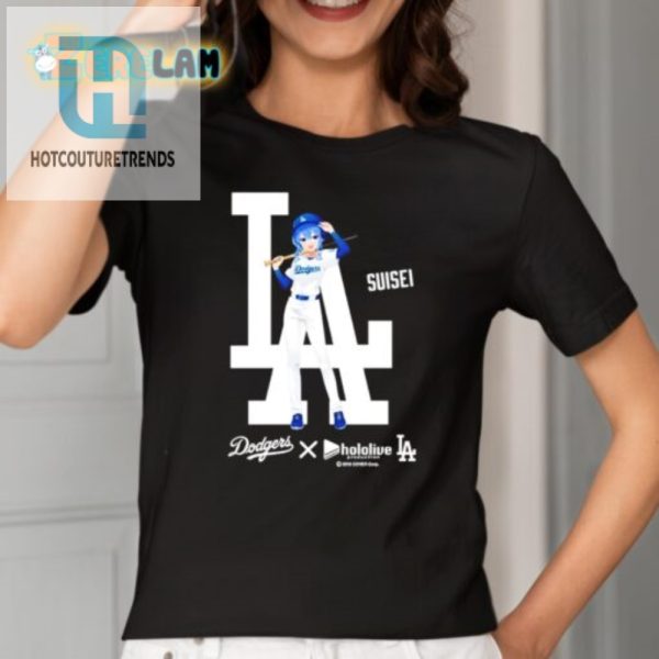 Hilarious Hoshimachi Buy La Dodgers X Hololive Suisei Tee hotcouturetrends 1 1