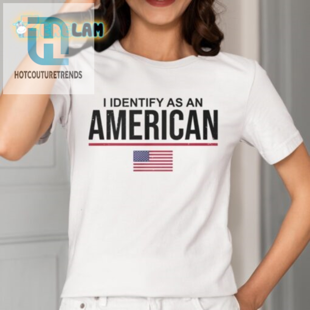 Funny I Identify As American Sage Steele Shirt  Unique Tee