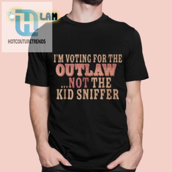 Outlaw Over Kid Sniffer Funny Political Tshirt hotcouturetrends 1