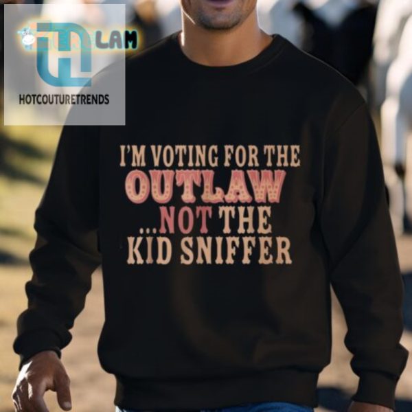 Outlaw Over Kid Sniffer Funny Political Tshirt hotcouturetrends 1 2