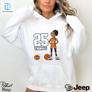 Score Laughs With Alyssa Thomas Connecticut Sun Cartoon Tee hotcouturetrends 1 2