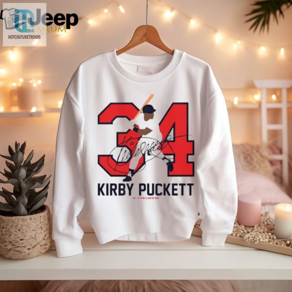 Snag A Laugh Kirby Puckett Hof Signature Tee Magic hotcouturetrends 1