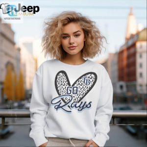 Fierce Fan Fashion Womens Rays Leopard Heart Sweatshirt hotcouturetrends 1 2