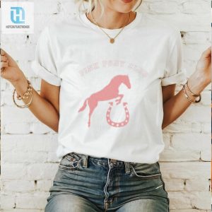 Funny Pink Pony Club Shirt Unique Horse Lovers Tee hotcouturetrends 1 2