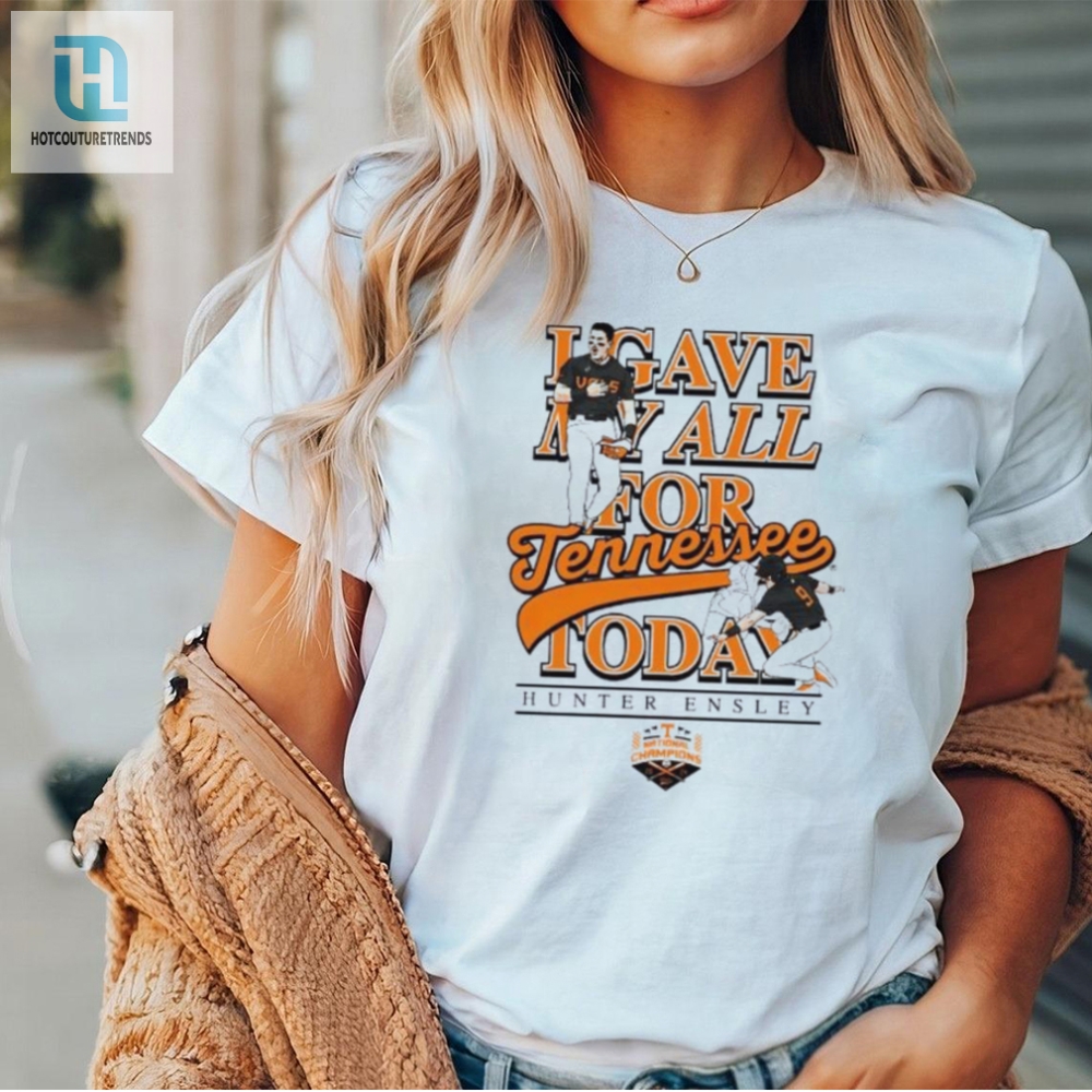 Tennessee Vols Tee Hilarious Ensley Quote Limited Edition