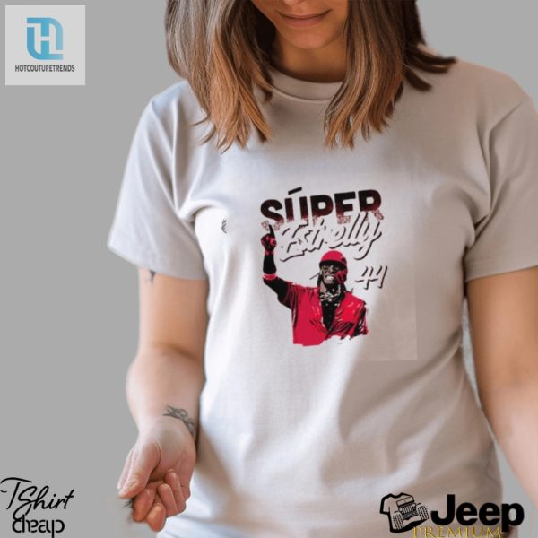 Get Your Super Estrelly Elly De La Cruz Reds Tee Lol hotcouturetrends 1 3