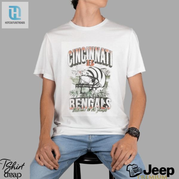 Get Wild Cincinnati Bengals Jungle Tee Roar In Style hotcouturetrends 1