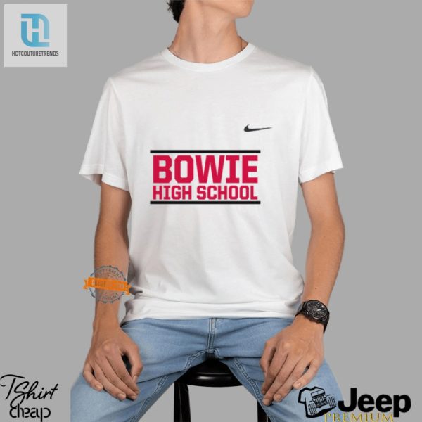 Rock Your School Spirit Quirky Bowie High Shirt hotcouturetrends 1