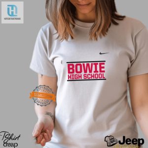 Rock Your School Spirit Quirky Bowie High Shirt hotcouturetrends 1 2