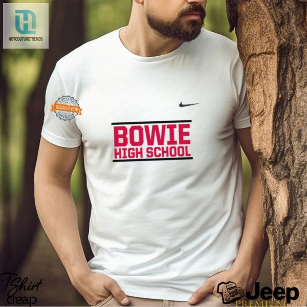 Rock Your School Spirit Quirky Bowie High Shirt hotcouturetrends 1 3