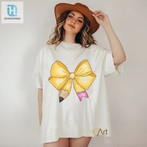 Funny Unique Pencil Coquette Bow Shirt Stand Out In Style hotcouturetrends 1 3