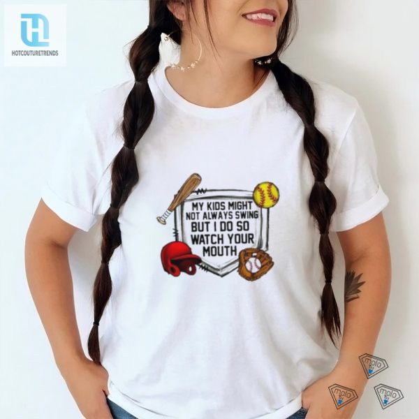 Funny Baseball Softball Watch Your Mouth Tshirt hotcouturetrends 1 2