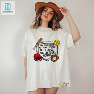 Funny Baseball Softball Watch Your Mouth Tshirt hotcouturetrends 1 3