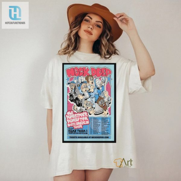 Get Neck Deep In Style Hilarious Tour 2024 Poster Tee hotcouturetrends 1 3