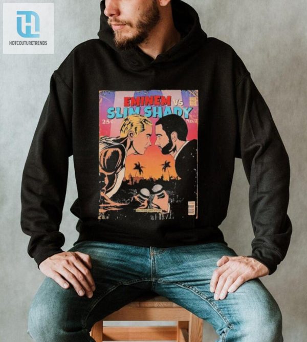 Eminem Vs Slim Shady Tee Vintage Comic Style Fun hotcouturetrends 1