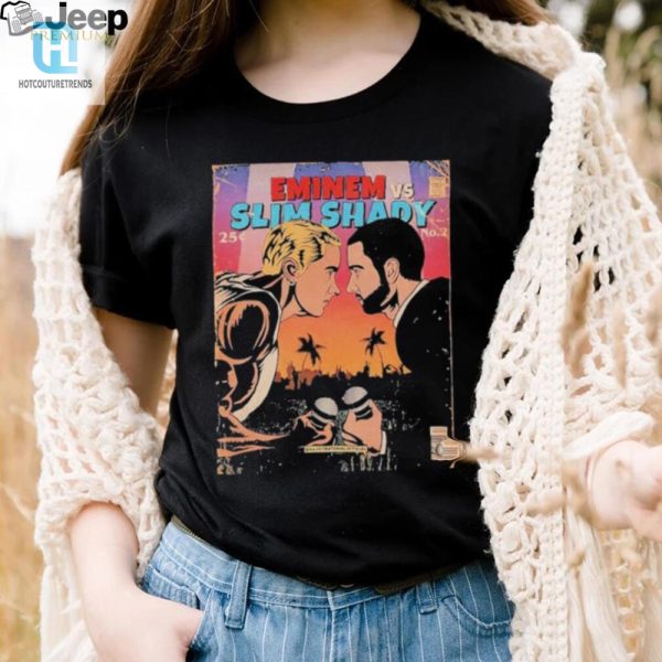 Eminem Vs Slim Shady Tee Vintage Comic Style Fun hotcouturetrends 1 1