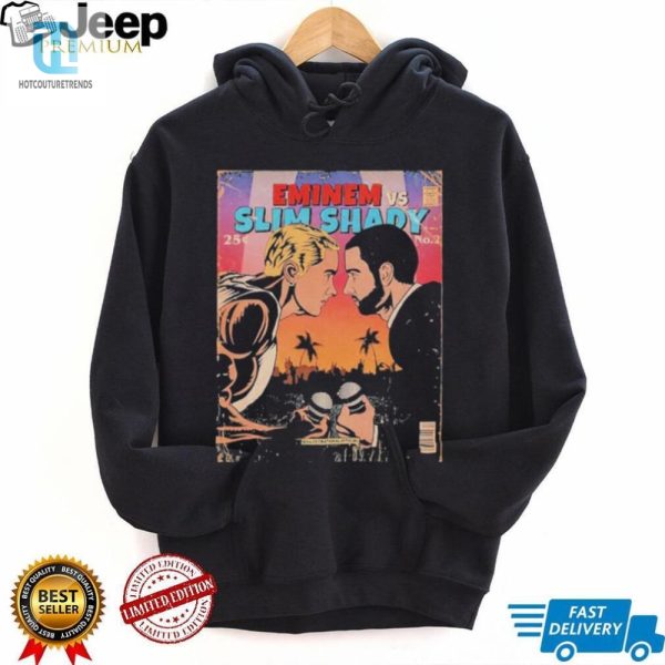 Eminem Vs Slim Shady Tee Vintage Comic Style Fun hotcouturetrends 1 2