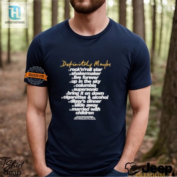 Rock History Rewritten Witty Oasis Tracklist Tee hotcouturetrends 1 1