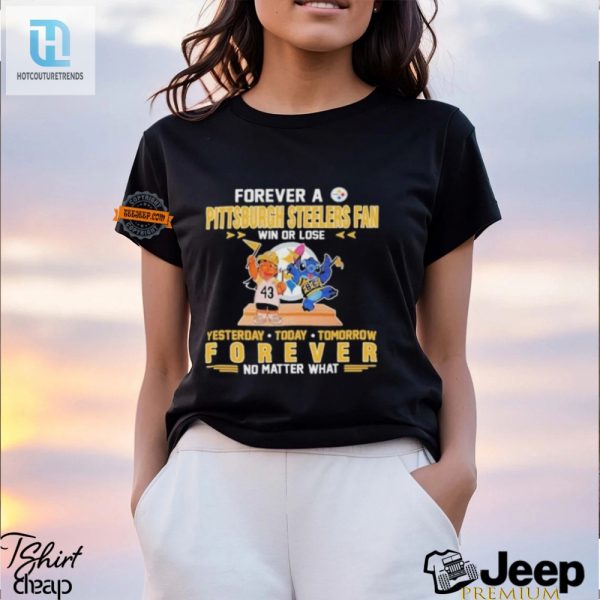 Funny Lilo Stitch Steelers Fan Shirt 2024 Unique Cool hotcouturetrends 1