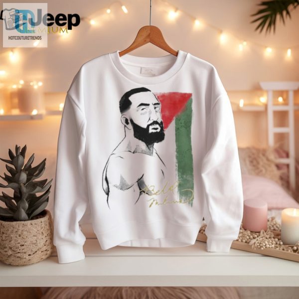 Funny Belal Muhammad Palestine Tshirt Unique Bold Tee hotcouturetrends 1