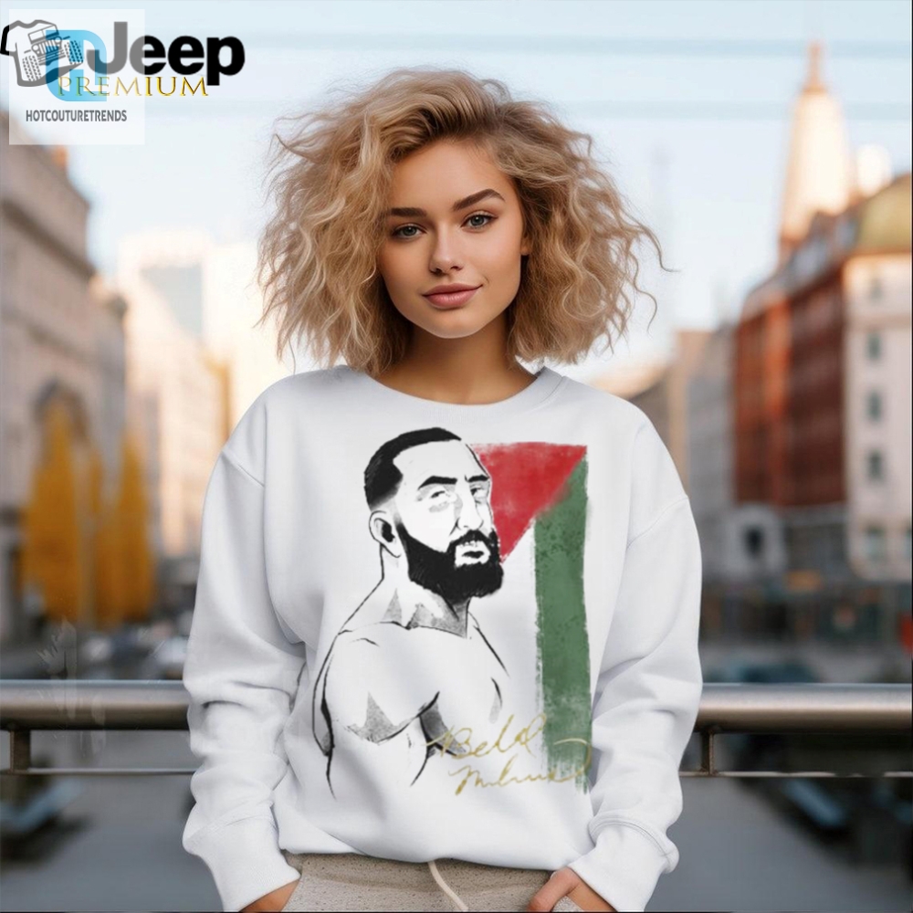 Funny Belal Muhammad Palestine Tshirt  Unique  Bold Tee