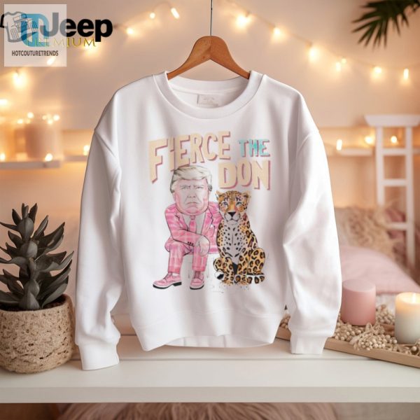 Fierce Trump Leopard Caricature Shirt Unique Humorous hotcouturetrends 1