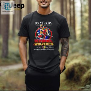 Unique Deadpool Wolverine Signature Shirt Humor Memories hotcouturetrends 1 1