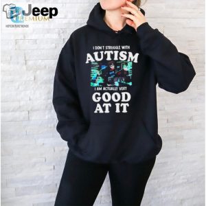 Funny Good At Autism Shirt Peachie Keen Official Tee hotcouturetrends 1 2