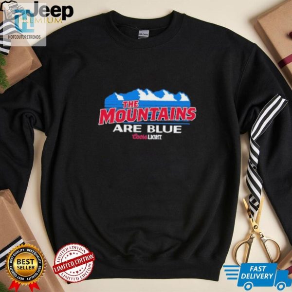 Get Frosty Laughs With Official Mountains Are Blue Coors Tee hotcouturetrends 1 1