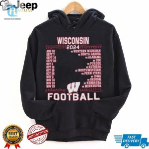 Rock The Red 2024 Badgers Shirt Schedule Smiles hotcouturetrends 1 3