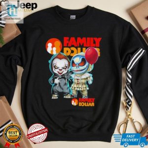 Quirky 2024 Baby Jack Pennywise Family Dollar Tee hotcouturetrends 1 1