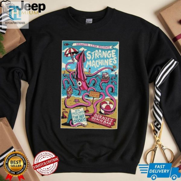 Quirky July 14 2024 Bernies Beach Bar Poster Tee hotcouturetrends 1 1