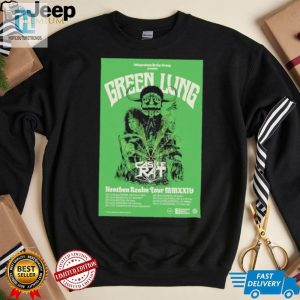 Rock Your Wardrobe Green Lung 2024 Tour Poster Shirt hotcouturetrends 1 1