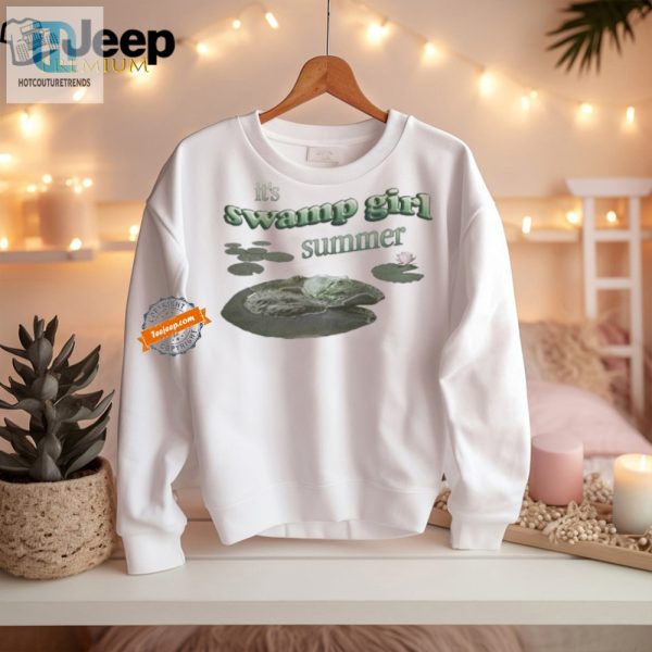 Quirky Swamp Girl Summer Frog Shirts Ribbit In Style hotcouturetrends 1