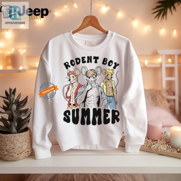 Get Noticed Phil Lesters Hilarious Rodent Boy Summer Tee hotcouturetrends 1